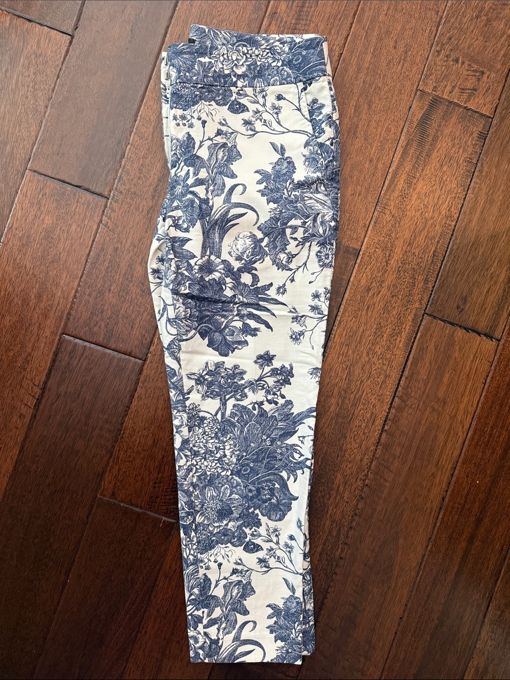 LOFT Blue Floral Pants